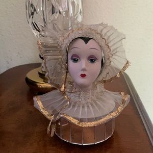 Music Figurine Vintage Pretty Clown